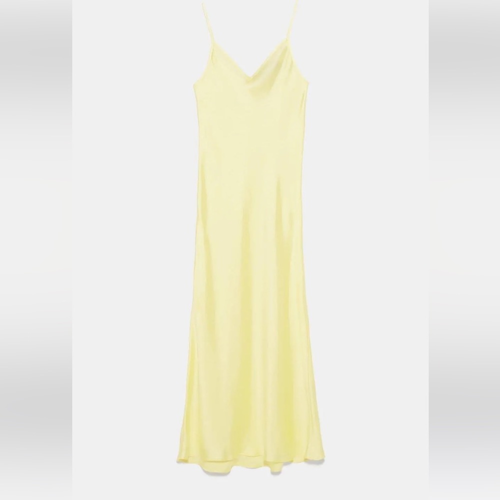 Zara Satin Maxi Dress